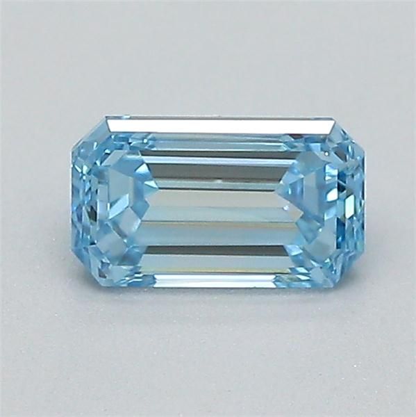 0.34 CT Fancy Vivid Blue EMERALD