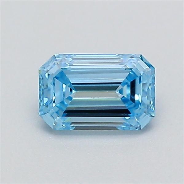 0.26 CT Fancy Vivid Blue EMERALD