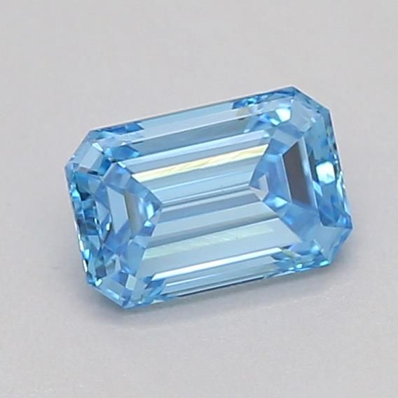 0.27 CT Fancy Vivid Blue EMERALD
