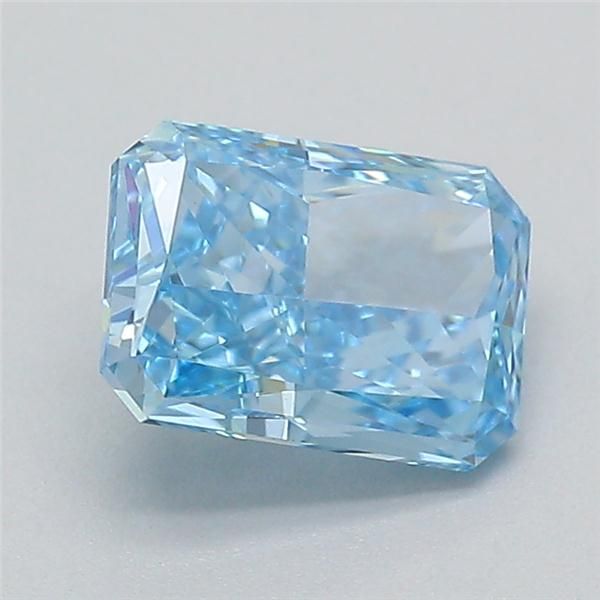 0.73 CT Fancy Vivid Blue RADIANT