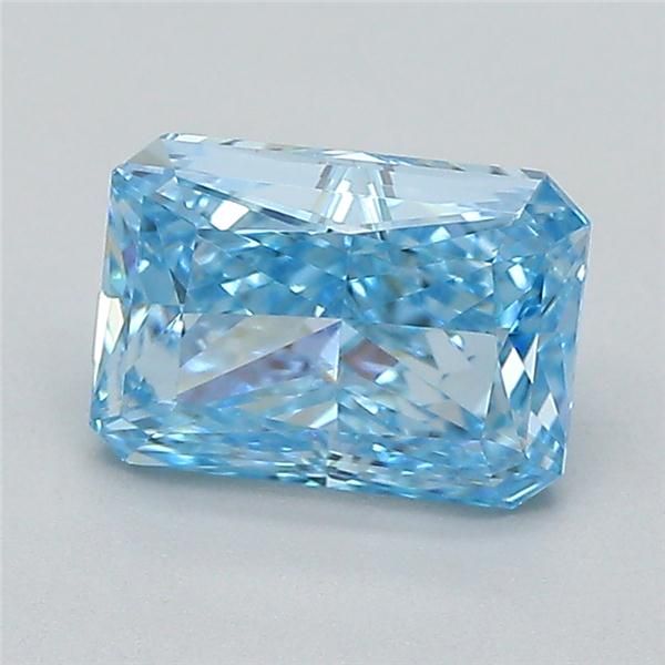 0.72 CT Fancy Vivid Blue RADIANT