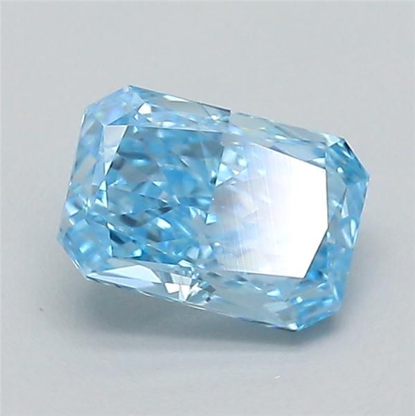 0.5 CT Fancy Vivid Blue RADIANT
