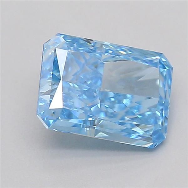 0.7 CT Fancy Vivid Blue RADIANT