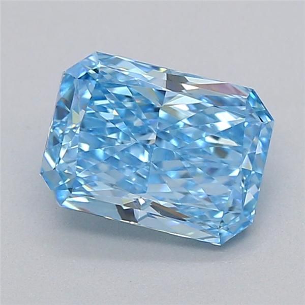 0.72 CT Fancy Vivid Blue RADIANT