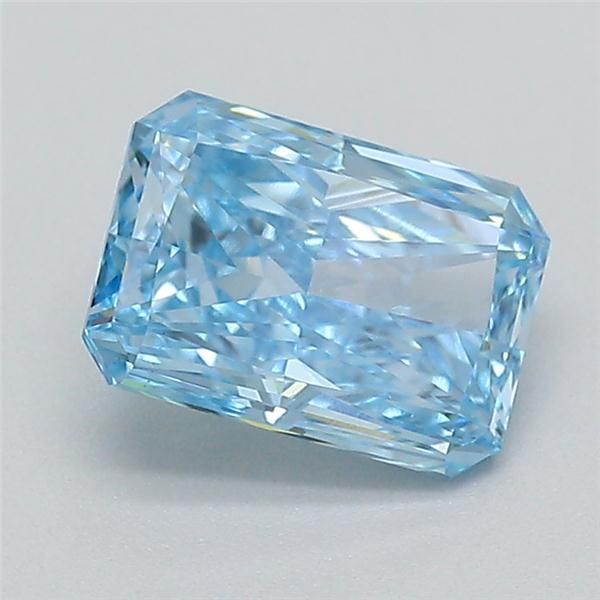 0.68 CT Fancy Vivid Blue RADIANT