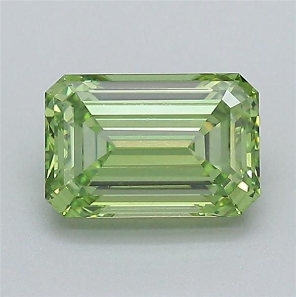 1.01 CT Fancy Vivid Green EMERALD