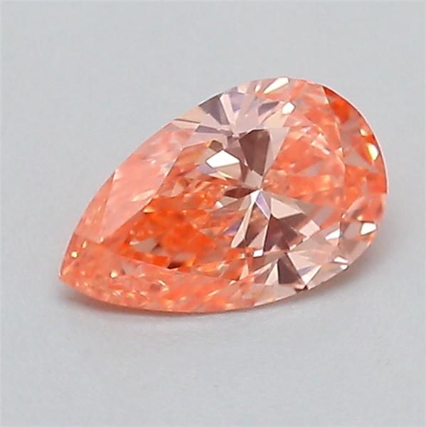 0.26 CT Fancy Vivid Pink PEAR