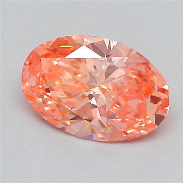 0.45 CT Fancy Vivid Pink OVAL