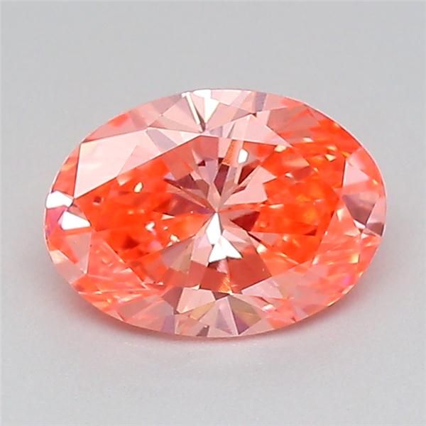 0.44 CT Fancy Vivid Pink OVAL