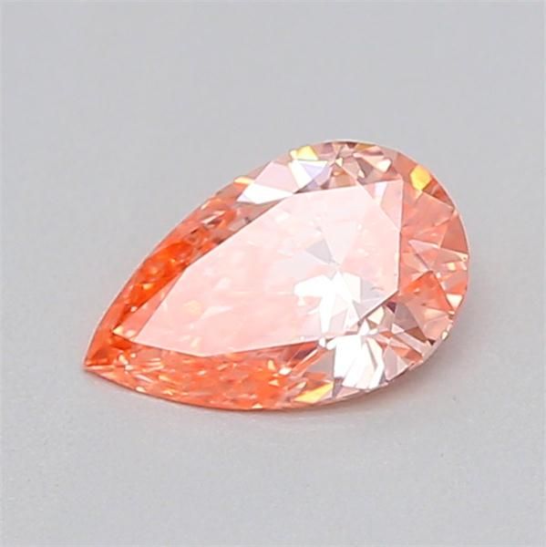 0.21 CT Fancy Vivid Pink PEAR
