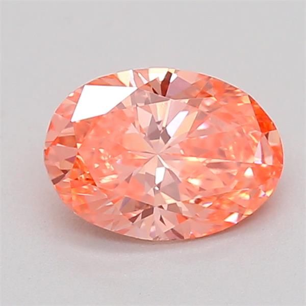 0.37 CT Fancy Vivid Pink OVAL
