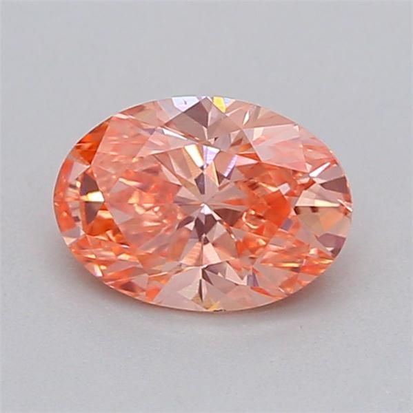 0.39 CT Fancy Vivid Pink OVAL