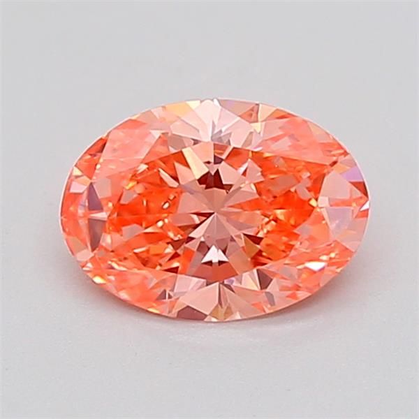 0.63 CT Fancy Vivid Pink OVAL