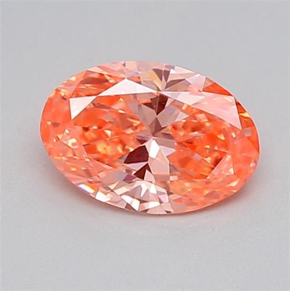 0.34 CT Fancy Vivid Pink OVAL