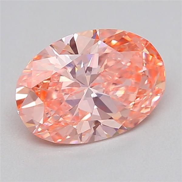 0.6 CT Fancy Vivid Pink OVAL