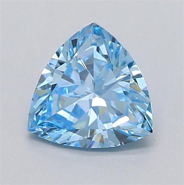 0.41 CT Fancy Vivid Blue TRIANGULAR