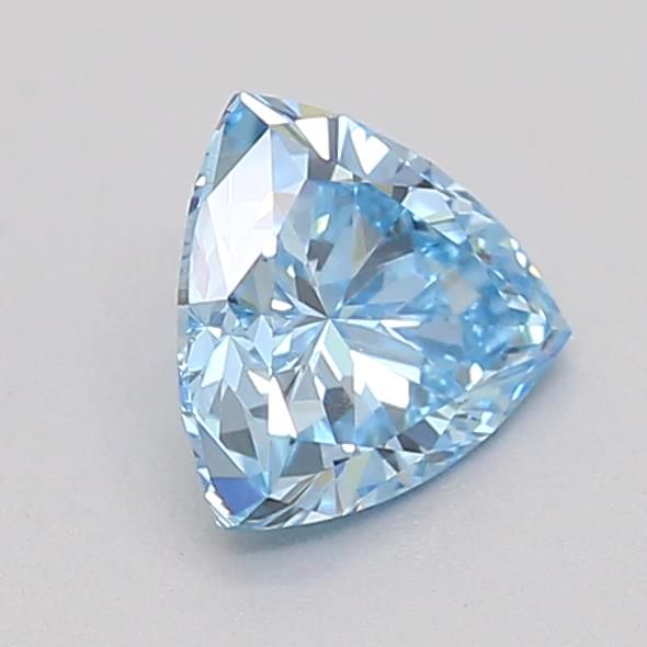 0.34 CT Fancy Vivid Blue TRIANGULAR