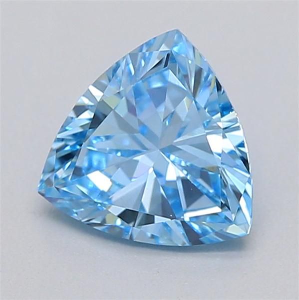 0.53 CT Fancy Vivid Blue TRIANGULAR