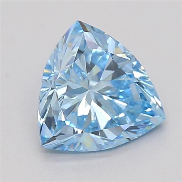 0.56 CT Fancy Vivid Blue TRIANGULAR