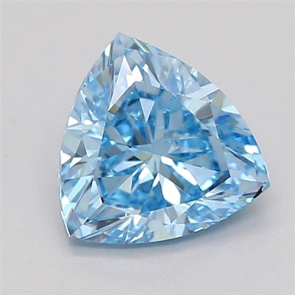 0.55 CT Fancy Vivid Blue TRIANGULAR