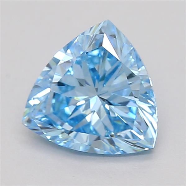 0.55 CT Fancy Vivid Blue TRIANGULAR