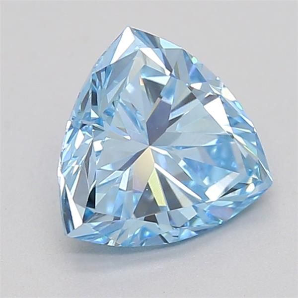 0.59 CT Fancy Vivid Blue TRIANGULAR