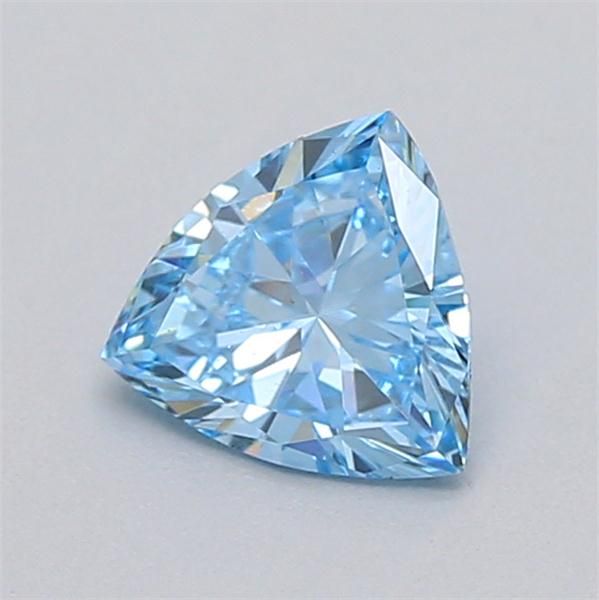0.28 CT Fancy Vivid Blue TRIANGULAR