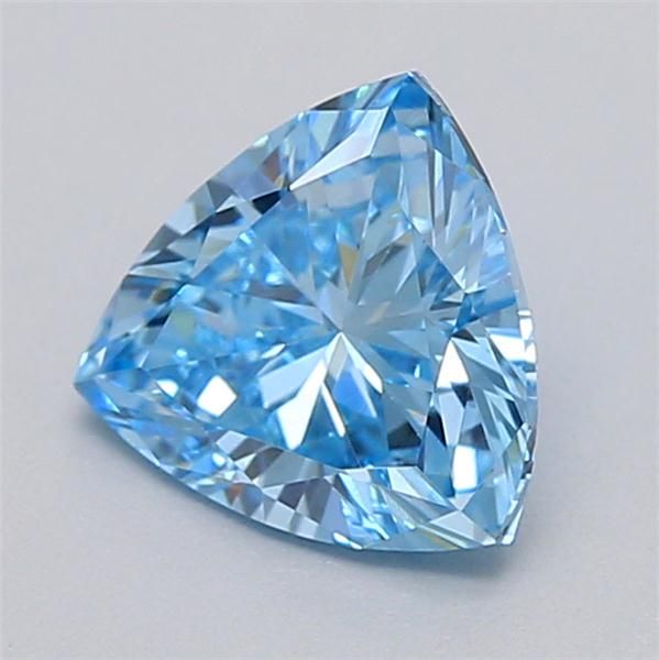 0.55 CT Fancy Vivid Blue TRIANGULAR