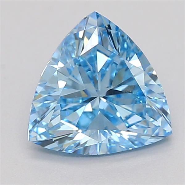 0.53 CT Fancy Vivid Blue TRIANGULAR