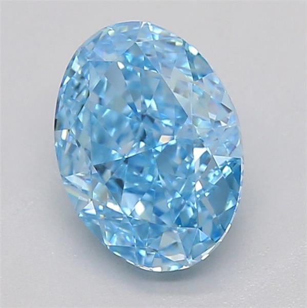 1.01 CT Fancy Vivid Blue OVAL