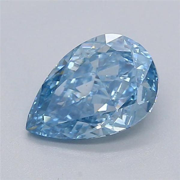 0.95 CT Fancy Vivid Blue PEAR