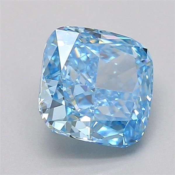 1.03 CT Fancy Vivid Blue CUSHION MODIFIED