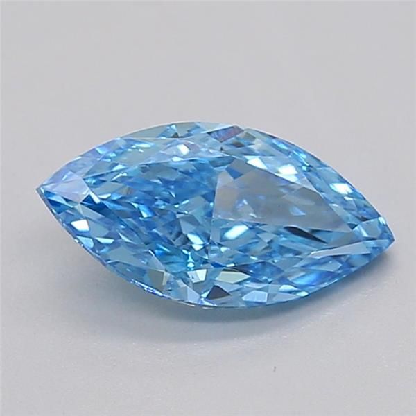 1.0 CT Fancy Vivid Blue MARQUISE