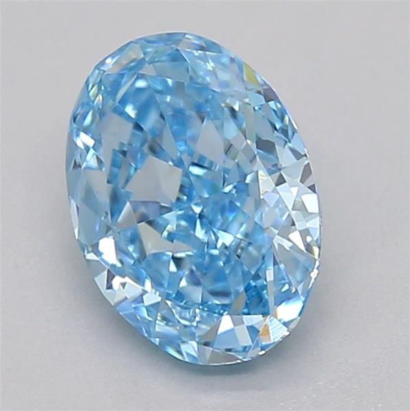 1.0 CT Fancy Vivid Blue OVAL