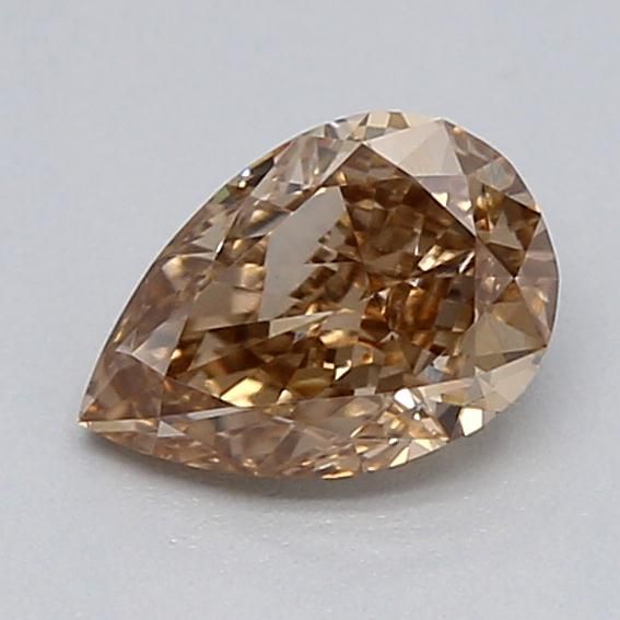 0.36 CT Fancy Light Brown PEAR