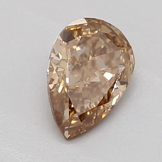 0.35 CT Fancy Light Brown PEAR