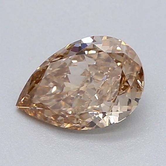0.31 CT Fancy Light Brown PEAR