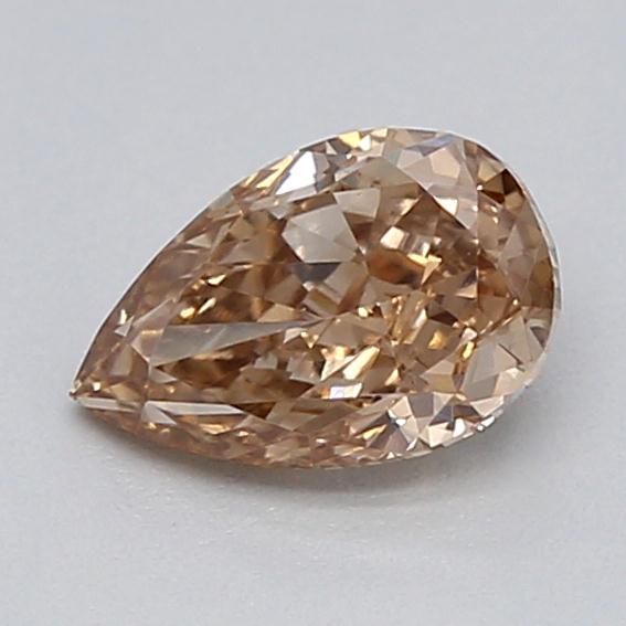 0.35 CT Fancy Light Brown PEAR