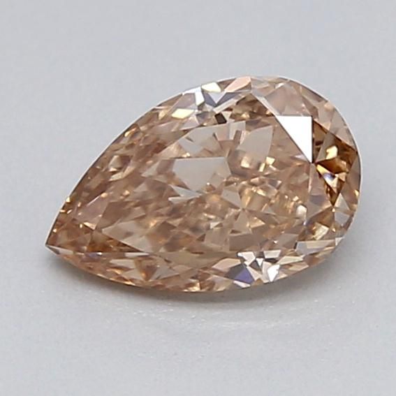 0.33 CT Fancy Light Brown PEAR