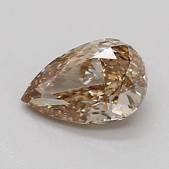 0.32 CT Fancy Light Brown PEAR