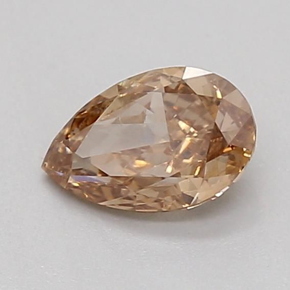 0.33 CT Fancy Light Brown PEAR
