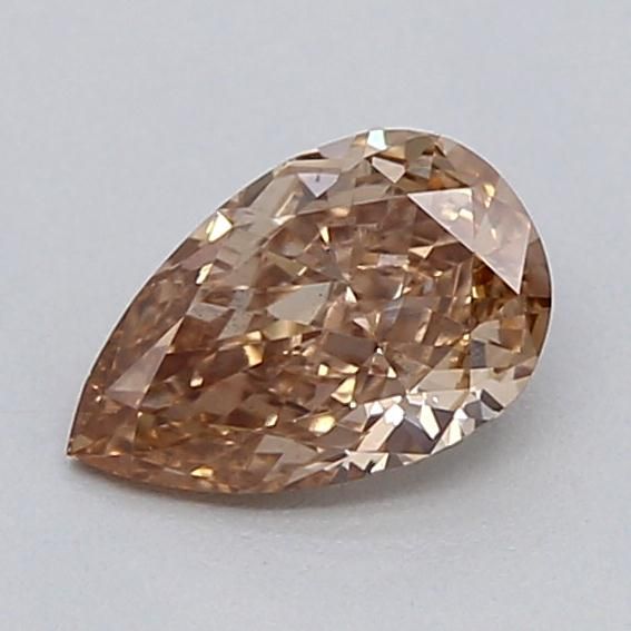 0.3 CT Fancy Light Brown PEAR