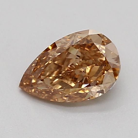 0.32 CT Fancy Light Brown PEAR