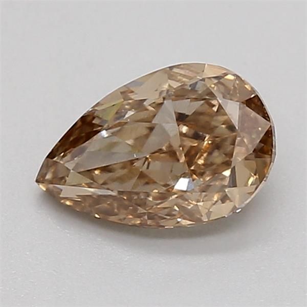 0.52 CT Fancy Light Brown PEAR