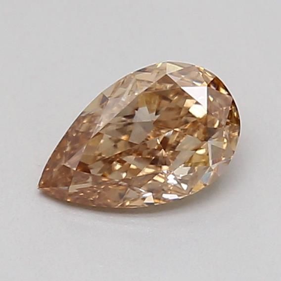 0.28 CT Fancy Light Brown PEAR