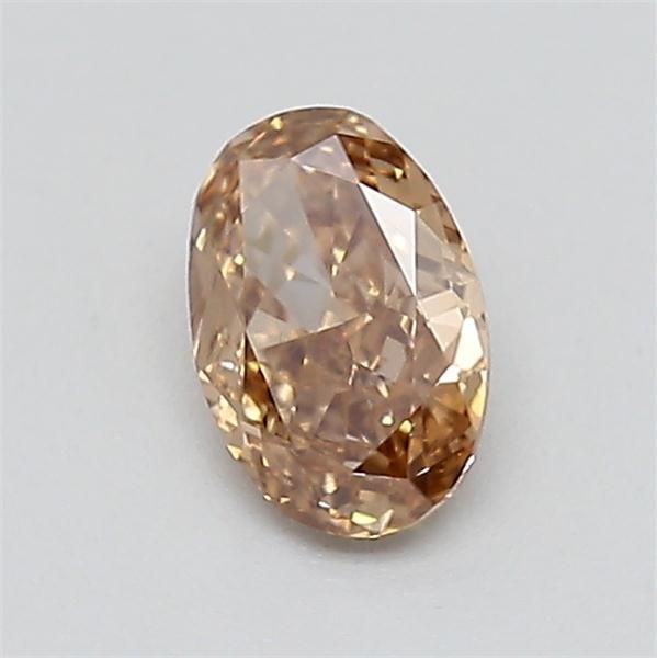 0.28 CT Fancy Light Brown OVAL