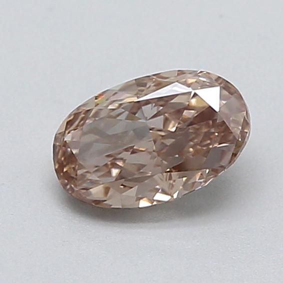 0.38 CT Fancy Light Brown OVAL