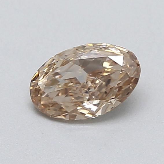 0.27 CT Fancy Light Brown OVAL