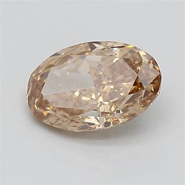 0.38 CT Fancy Light Brown OVAL