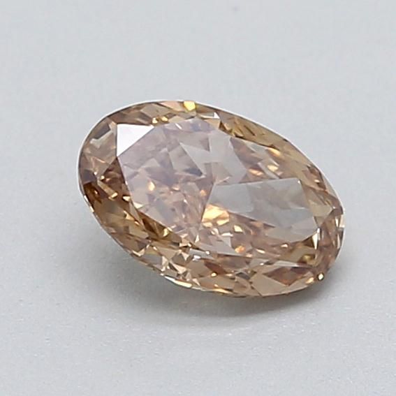 0.36 CT Fancy Light Brown OVAL